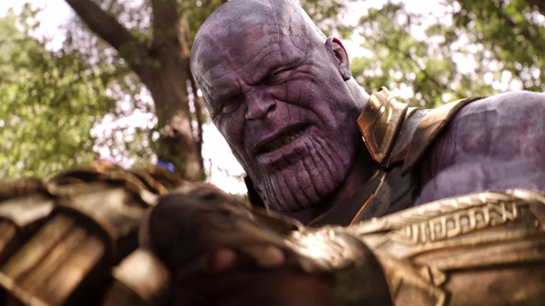 Thanos in the new Infinity War trailer